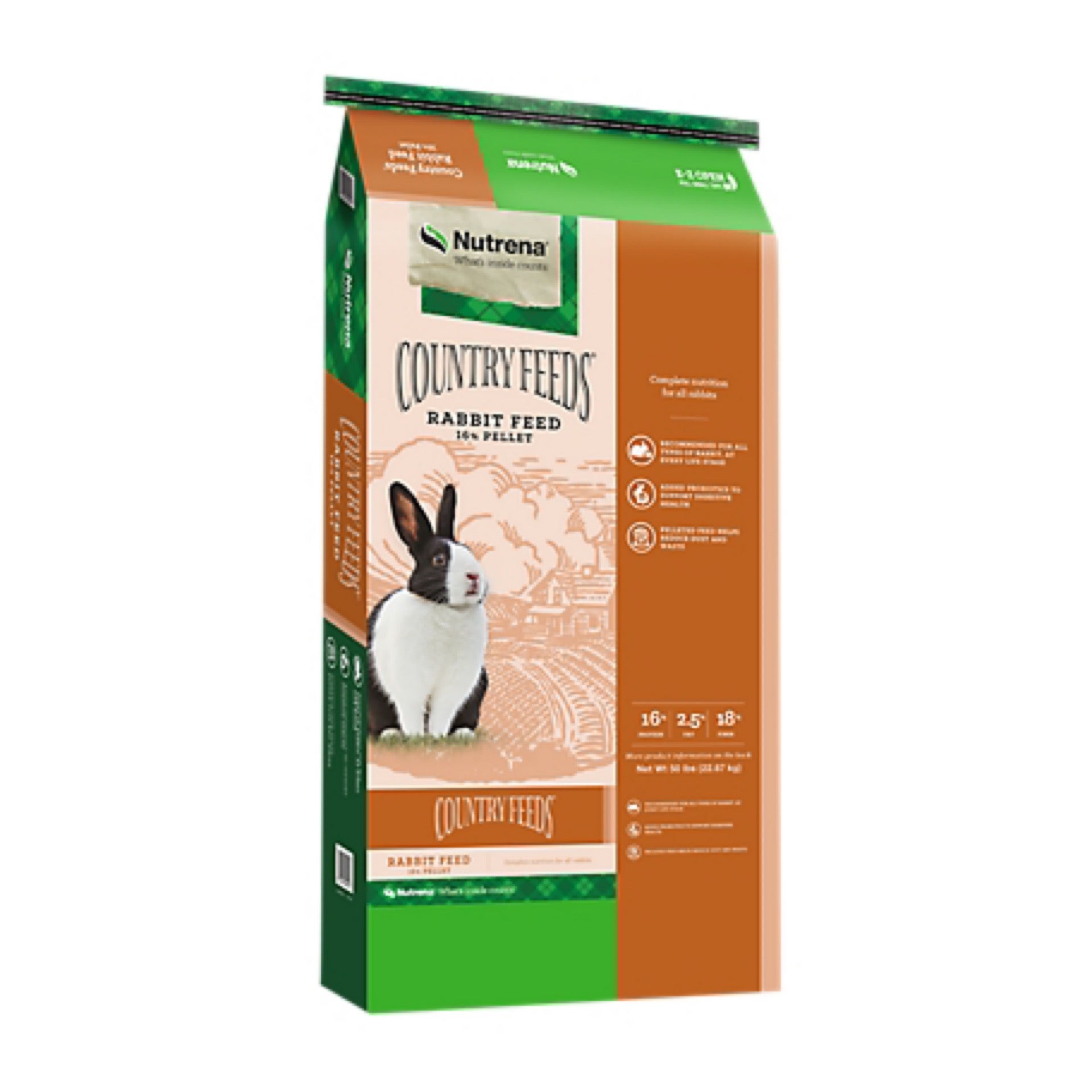 CF RABBIT 16% PELLET | County Line Feed & Supply